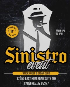Sinistro Cigar Event poster